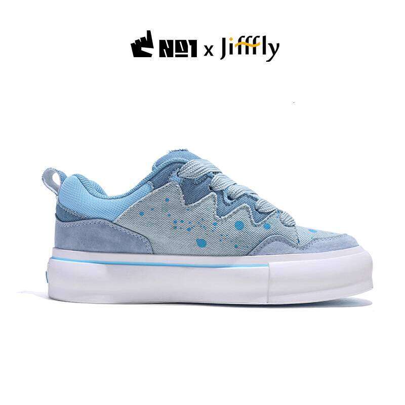 Nanbo Wan XJIFFFLY Strawberry Bread Shoes for Women - Retro Skateboarding Sneakers with Height Boost