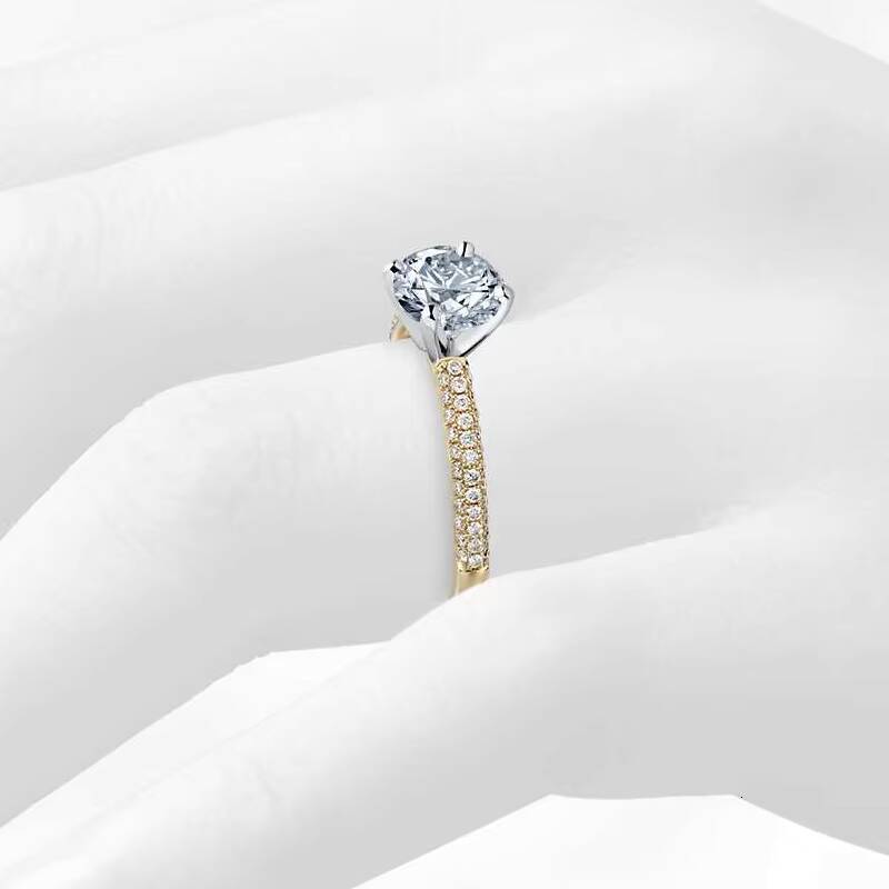 Classic DIAMOND ENGAGEMENT RING- Moissanite