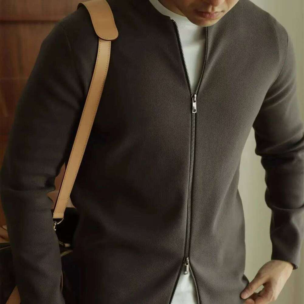 Coat Casual Sweater Man Clothes Cardigan Mens Clothing Sweatshirts For Men Men's Jackets Knit Zip-Up Knitwear