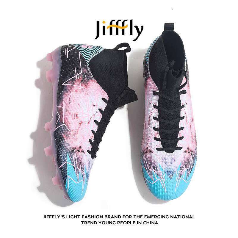 JiffFly Men's Soccer Cleats FG Long Spikes for Adults & Students