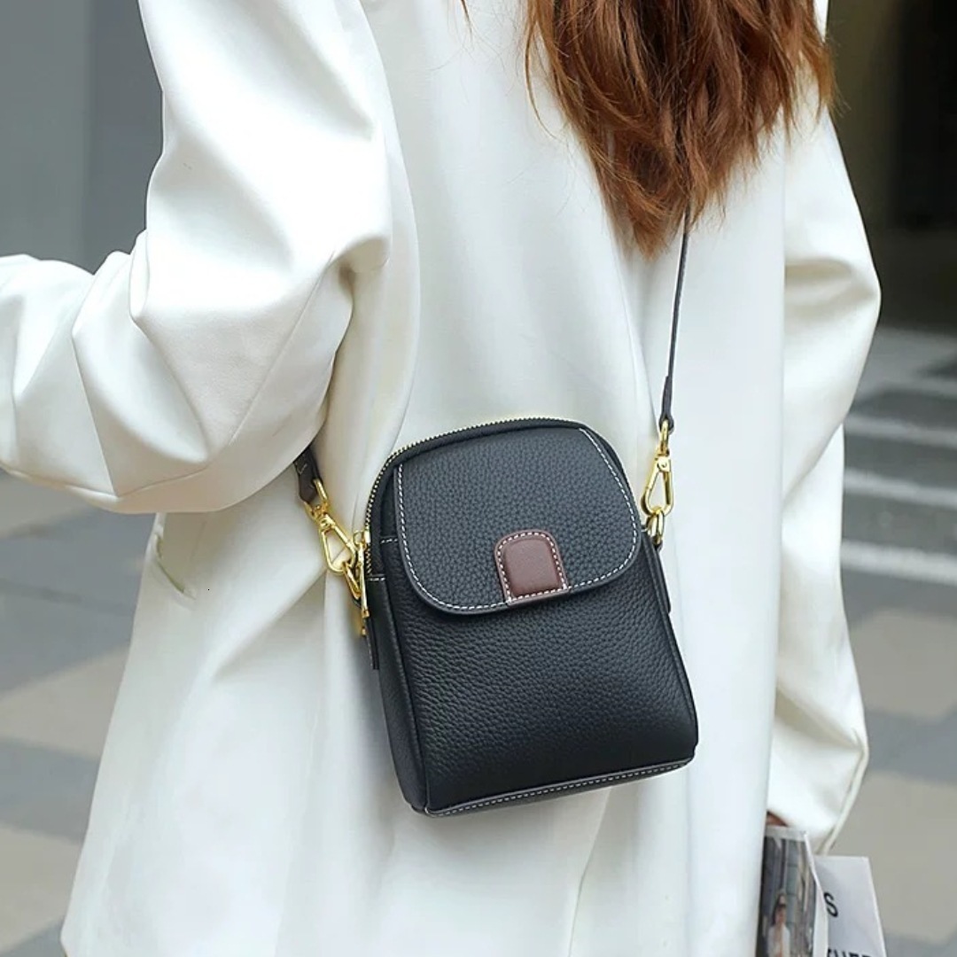 designer bag New Small Leather Crossbody Bag Single Shoulder Bag Fashionable Simple High-end Genuine Leather Women Bag Phone Bag