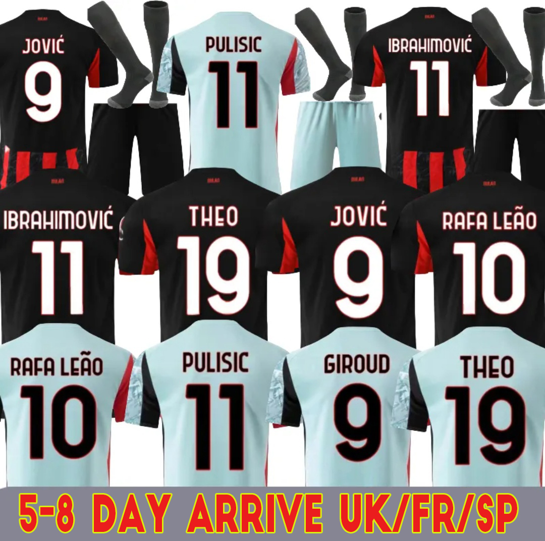 24 25 26 Black white Milan Jerseys 2024 2025 2026 home away MODRIC PULISIC REIJNDERS TOMORI RAFA LEAO Football shirts uniform fans 125th BONDO JOAO FELIX GIMENEZ