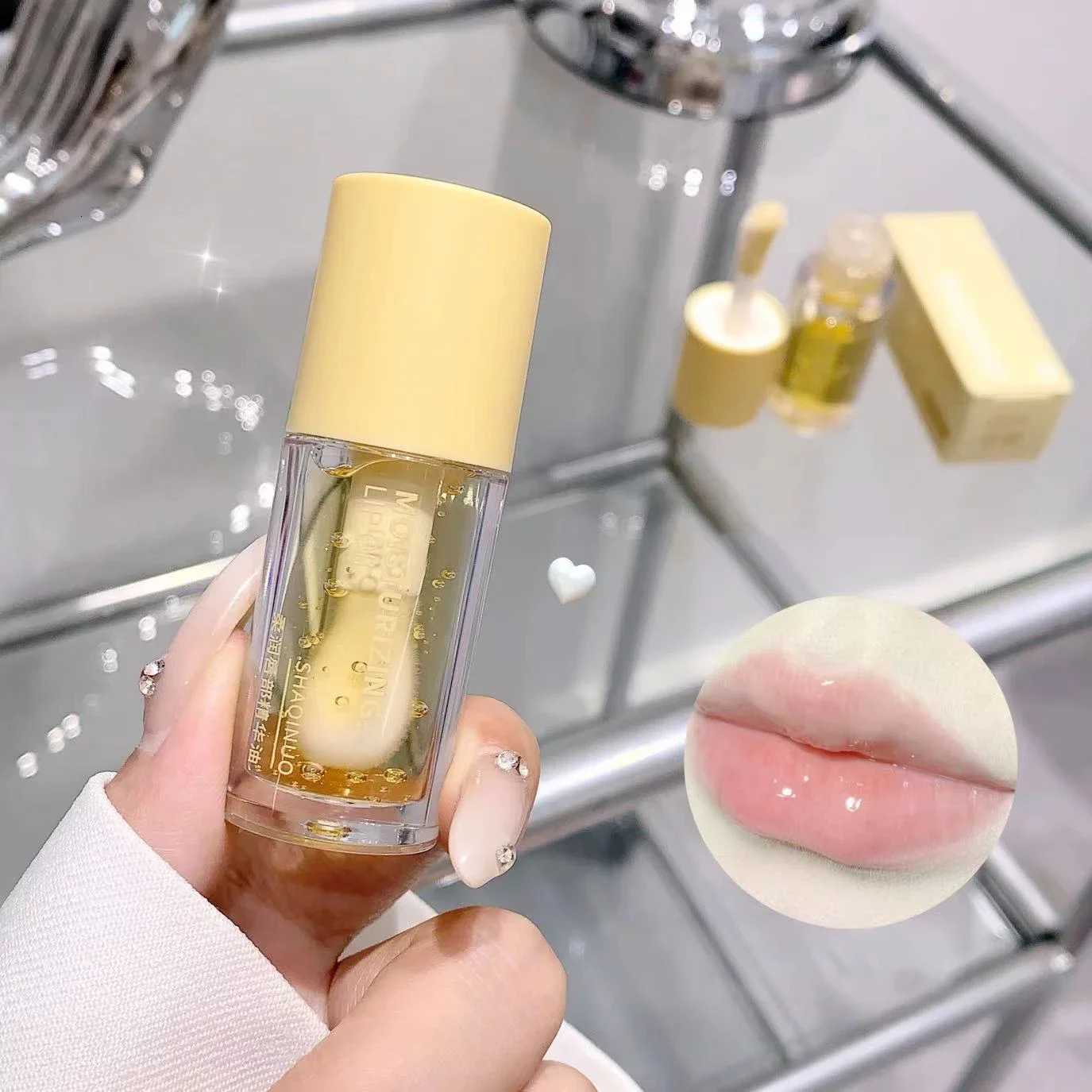Water Light Lip Gloss Moisturizer Transparent Jelly Mirror Fruit Crystal Lip Oil Clear Hydrating Plumping Korean Lip Care MakeupXJ250724