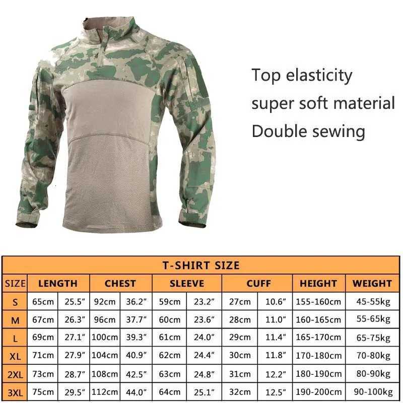 Mens Outdoor Hunting Shirts Zipper Airsoft Combat Tee Slim Fit Shirt Man Hunting Clothes T-shirt Fishing Y250724