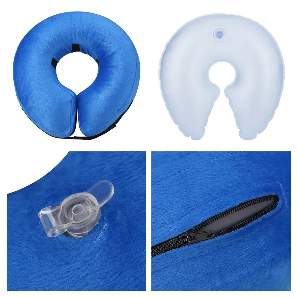 Dog Cones After Surgery Protective Inflatable Dog Collar Pet Recovery Collar Soft Pet Cone for Small Medium or Large Dogs Cats 250731