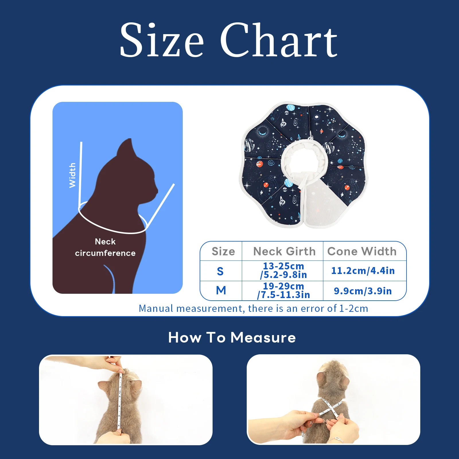 A Elizabethan collar stylish and high-value cartoon printed pet protective cover dog protective cover cat anti-licking st 250716