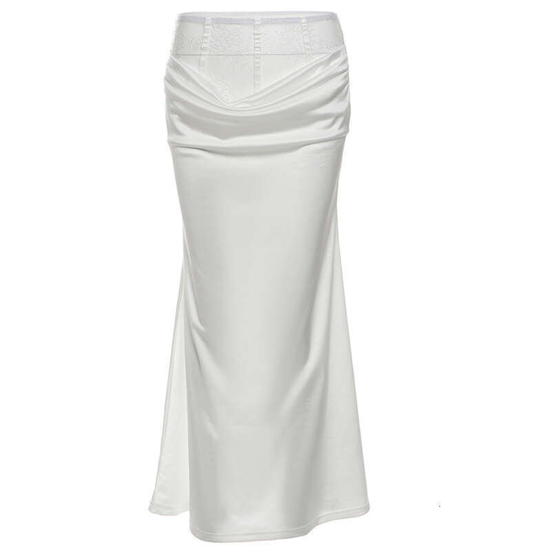2024 Autumn Winter New Women's Solid Color Slim Fit Camisole Fashion High Waist Skirt Set be8