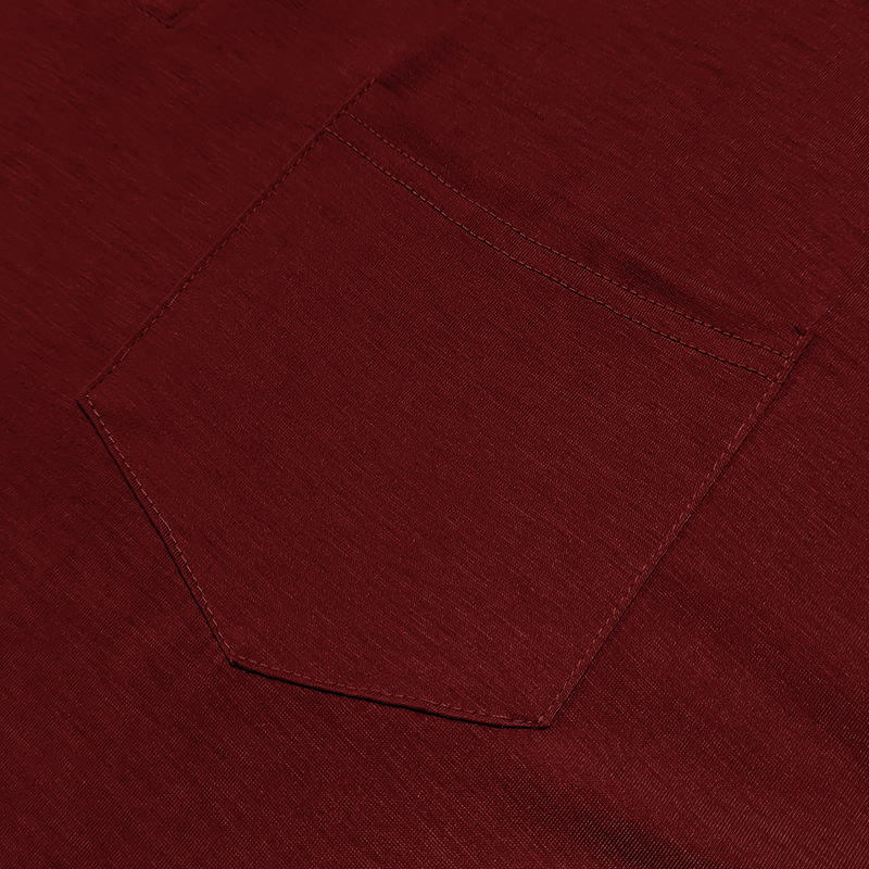 Men's T-shirt Fashion Top Casual Henley Shirt Long Sleeve Hardman Style Men's Breathable Quick Drying Patch Bag T-shirt Men European size: S