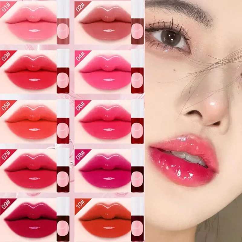 10 Color Lip Tint Stain Cheek Tint Moisturizing Liquid Lipstick Long-lasting Waterproof High Pigment Lipgloss Rouge Water MakeupXJ250724