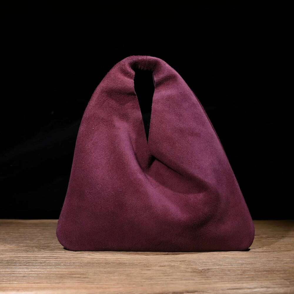 Luxurious designer European And American Fashion Frosted Suede High-quality Top Layer Cowhide Women Bag Simple Casual Versatile Mini Handbag Trendy