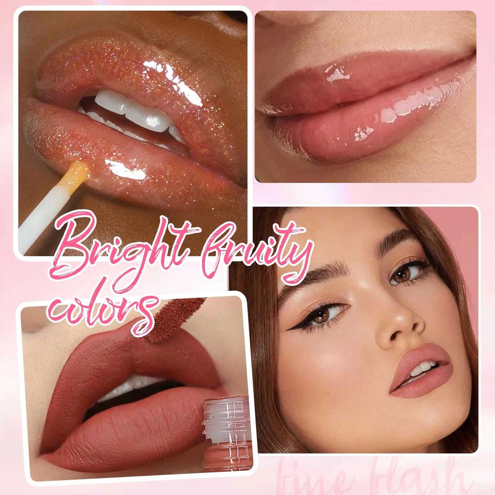 Velvet Liquid Lipstick Set 4pcs Long Wearing Waterproof Lip Gloss Kit Non Transfer Lip Tint Oil Glaze MakeupXJ250724