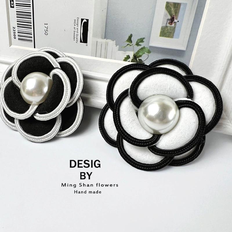 pearl flower French semi-finished skirt headwear hair accessories chest flower brooch suit clothing accessories