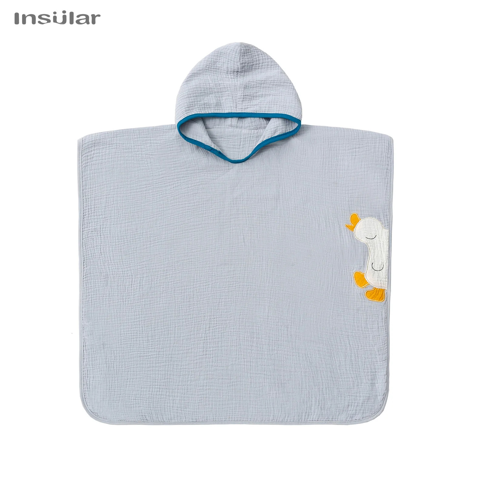 Muslin Baby Hooded Poncho Towel Childrens Bath Soft Kids Beach Bathing Supplies Infant Washcloth 250725