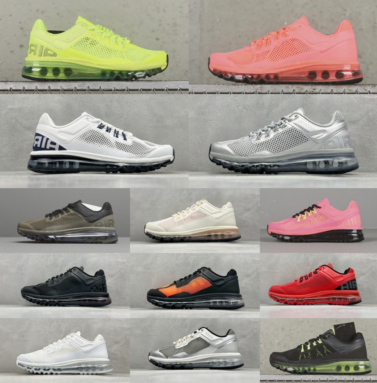 2025 New Y2K designer men women running shoes mens outdoor sneakers 2013s Cream Pink Grey Black Green Silver white oatmeal womens sports trainers shoes