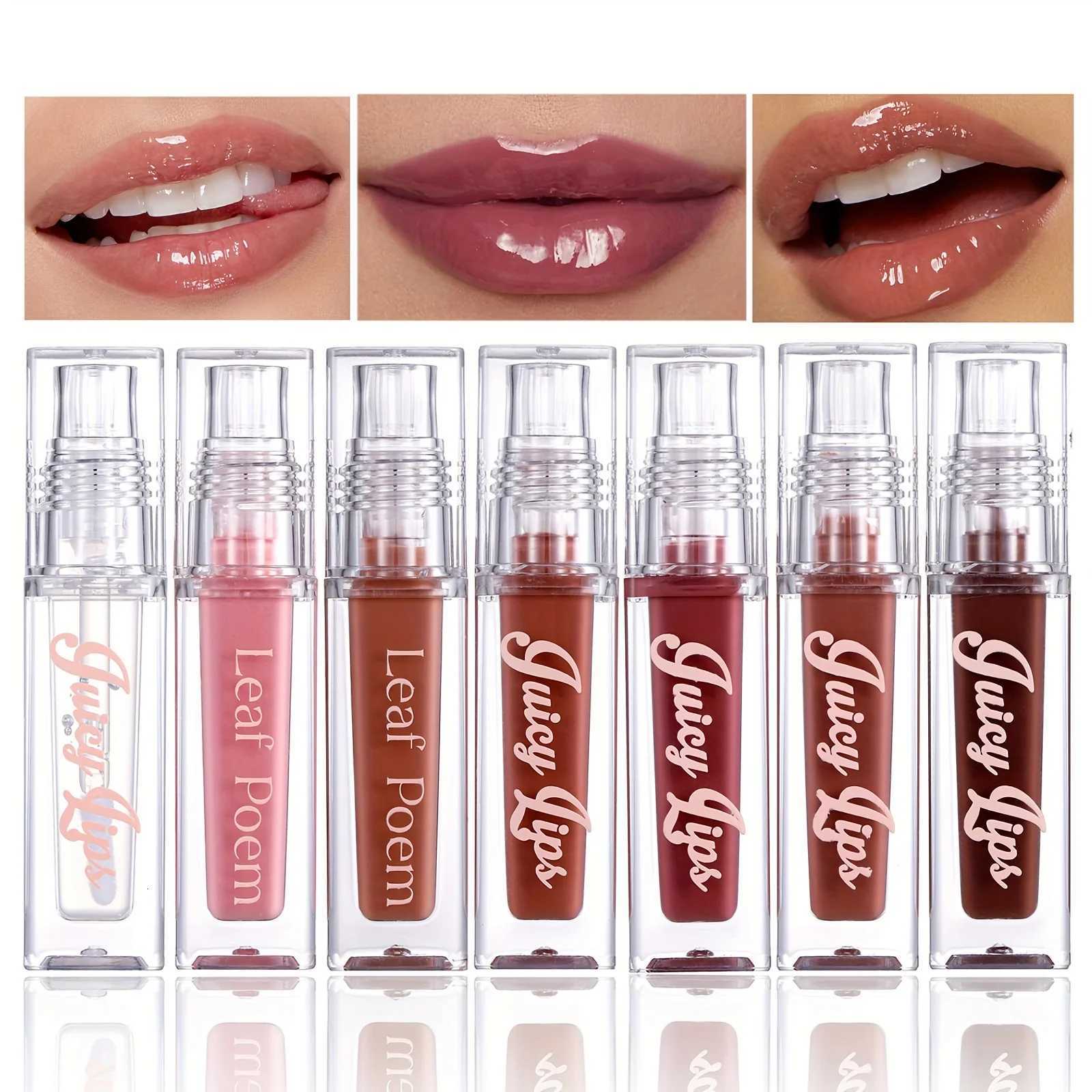 Hydrating Crystal Lip Oil - Plumping Moisturizing Gloss with Tinted Shades for All Skin TypesXJ250724