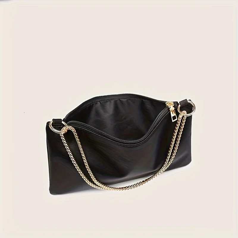 Evening Bag for Women Wedding Formal Dance Cocktail Party Shoulder Bag Champagne Beige Black Color with Zipper Closure Y250725