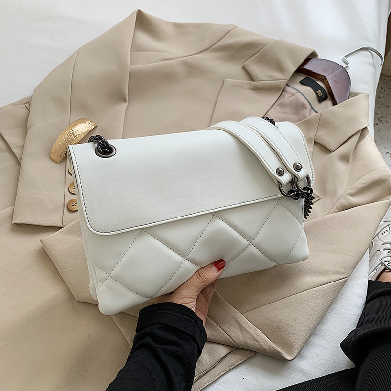 2025 Summer New Women's Crossbody Bag Women's Fashion Quilted Summer New Texture Crossbody Bag Fashion Chain Women's Shoulder Bag New D