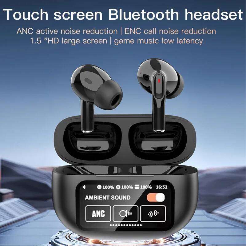 Designer Famous Brand HIFI A Plus In Ear TWS Earbuds With ANC Noise Cancelling Wireless Super Bass Premium Sound Touch Screen And ENC Mic Headphone