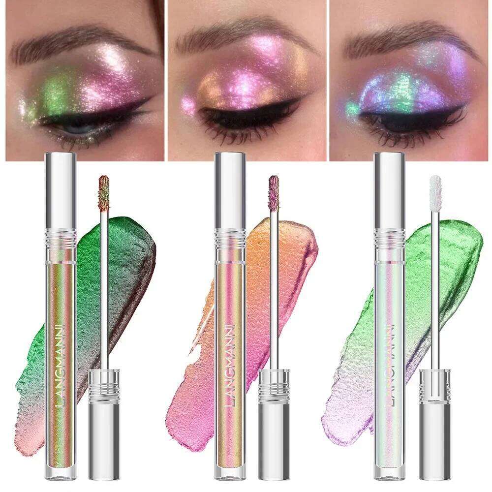1pc Chameleon Liquid Eyeshadows Shiny Longlasting Eye Shadow Duochrome Eyeshadow Fashion High Quality Make Up Art Women Cosmetic X250