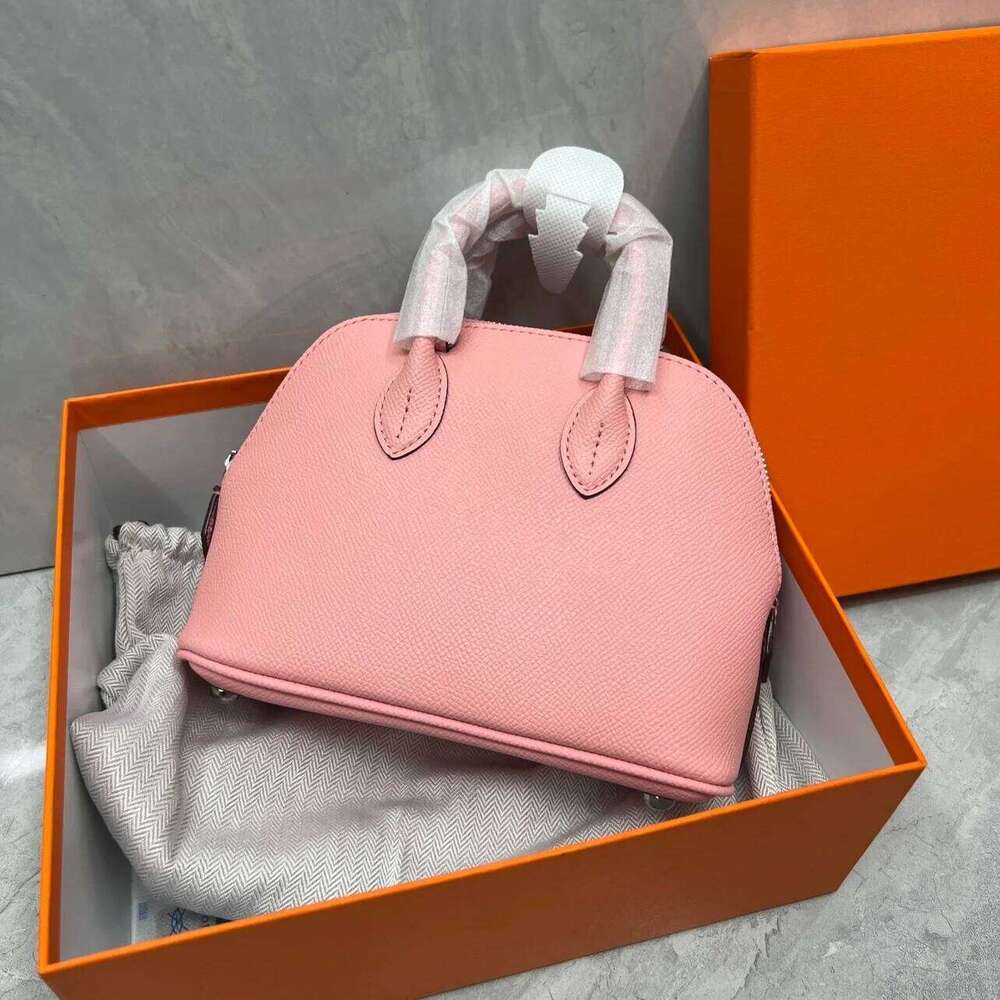 Ell Ape Leather Crossbody Ex Oulder Handbag Faionable Belt Decoration Youth Suitable Small Round Bag