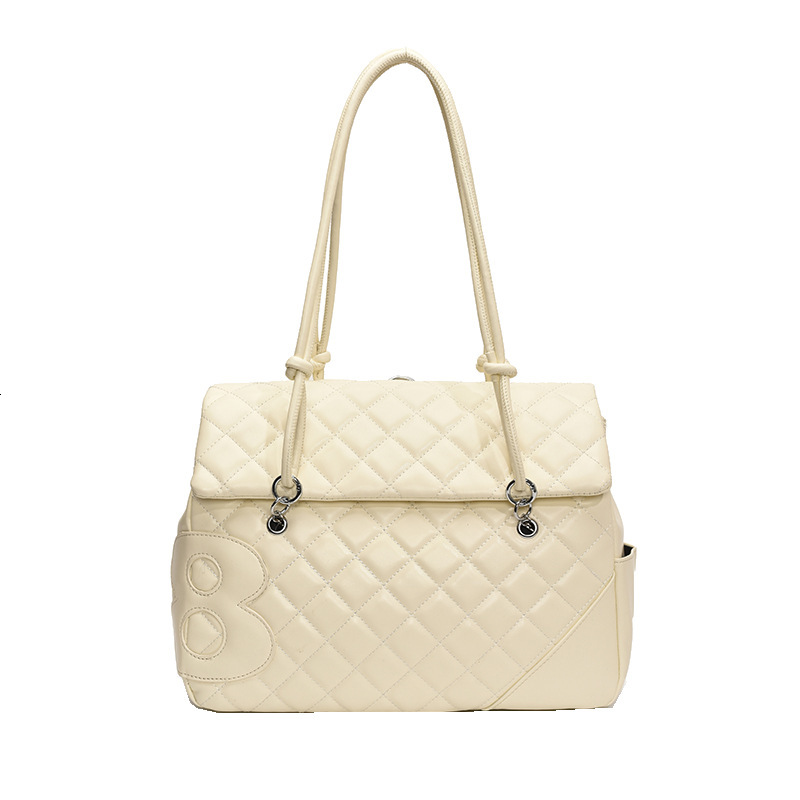 Luxury Brand Designer Bag New 2025 Kangpeng Quilted Large Tote Bag Large Capacity Commuter Crossbody Versatile Single Shoulder Double Shoulder Bag For
