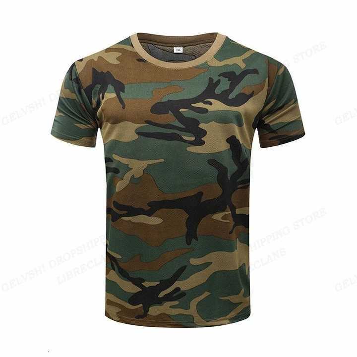 Camouflage 3D Print T-shirt Men Fashion Short Sleeve Tshirt Outdoors Tshirt Oversize Tops Tees Camo T Shirt Male Clothing Sports Y250724
