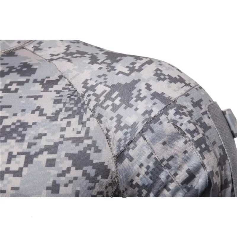 Outdoor Camouflage Combat Training Frog Tactical Suit Mens and Womens Universal Fitness Slim Fit Fast Drying Long Sleeved Y250724