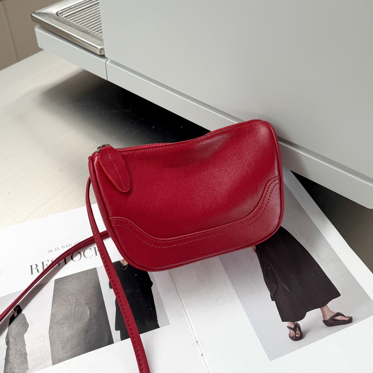 designer bag Top Layer Cowhide Saddle Bag Women Bag 2025 Niche Single Shoulder Bag Crossbody Bag Genuine Leather Phone Bag Commuter Bag Handbag