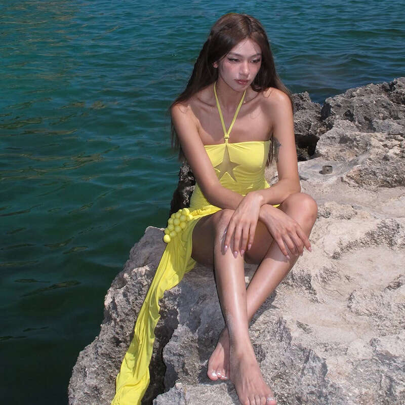 2025 Summer New Fashion Sexy Halter Neck Strapless Sleeveless Backless Versatile Slim Fit Bodysuit for Women 362