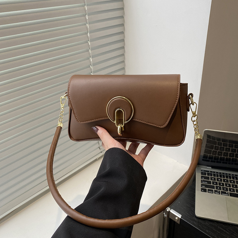 2025 Summer New Women's Shoulder Bag New Wide Shoulder Strap Small Square Bag women's Summer New Women's Crossbody Bag Summer New Simpl