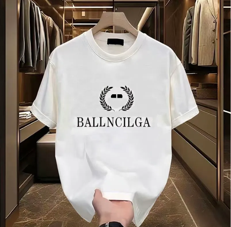 Summer new high-quality fashion designer luxury fashion men's and women's casual cotton T-shirt fashion letters T-shirt short sleeve men's T-shirtL