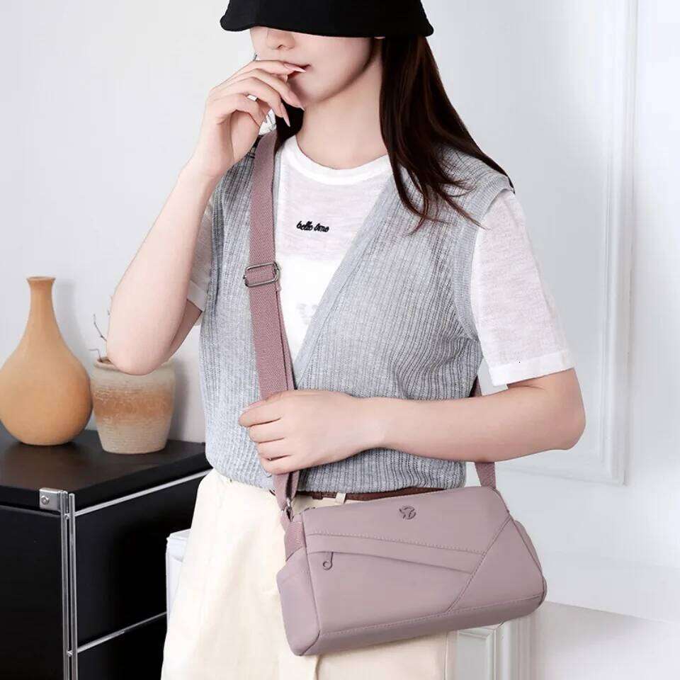 Travel Bag Waterproof Nylon Shoulder Crossbody For Handbags Women Bags Designer Two Layers Summer Sac