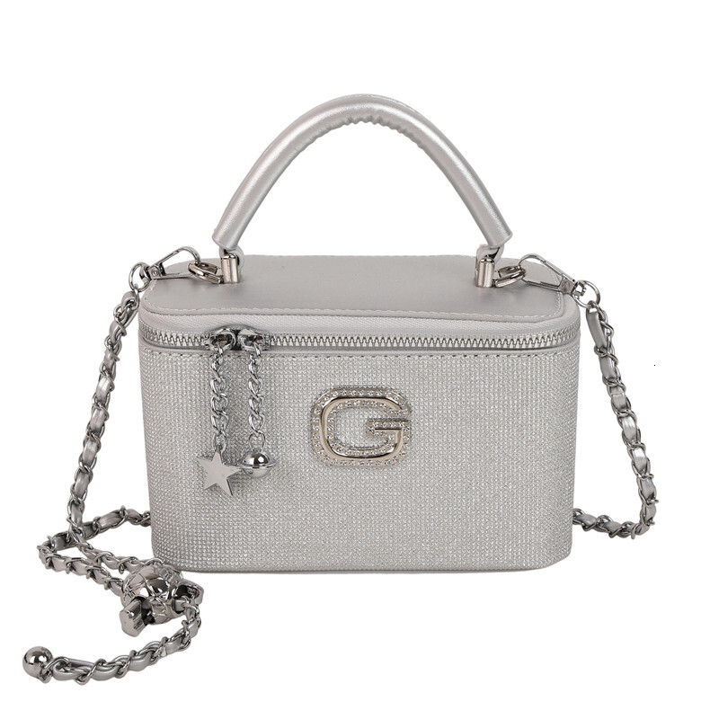 Luxury Brand Designer Bag Trendy Printed Small Square Bag Commuting Snake Skin Pattern Bags Versatile Chain Box Bag Chain Shoulder Crossbody Bag