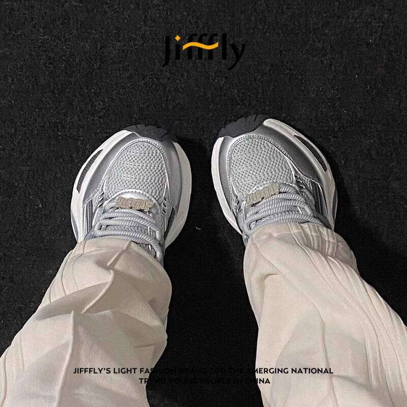 Jifffly Sier Dad Sneakers without designer for Women 2025 Summer New Sports Shoes Mesh Breathable Ins Trend Versatile Thick Sole