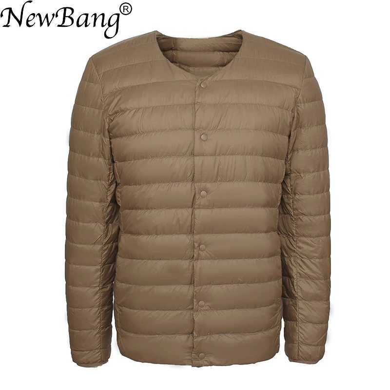 Newbang Brand Ultra Light Down Jacket Men Mens Down Jacket Slim Windproof Portable Lightweight Coat Warm Liner X250725