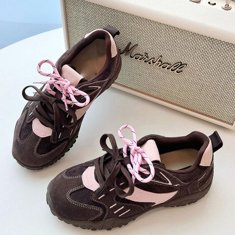 2025 Spring New Comfortable Fashion Casual Agan Thick Sole German Training Versatile Breathable Women's Shoes ddmythur