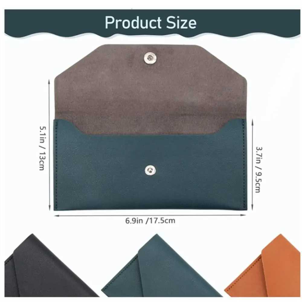 Envelope Wallet PU Leather Cash Envelope Wallet Classic Fashion Long Womens Wallet Ferrule Name Card Holder Gift Z250725