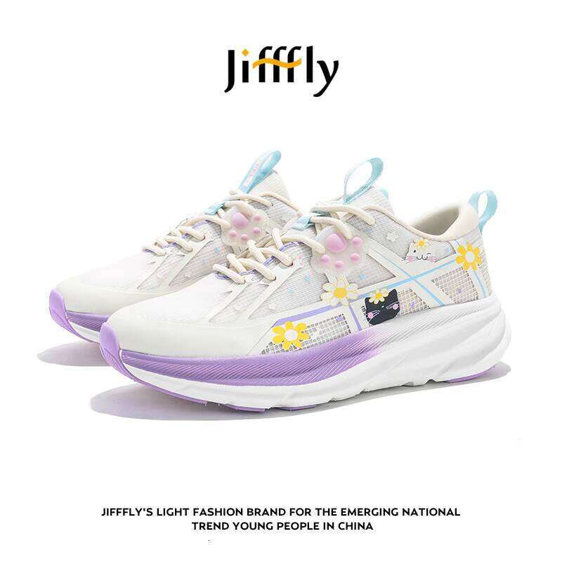 Jifffly Women's Running 2025 New Lightweight Shock Absorption Breathable Versatile Soft Sole Comfortable Sports Shoes