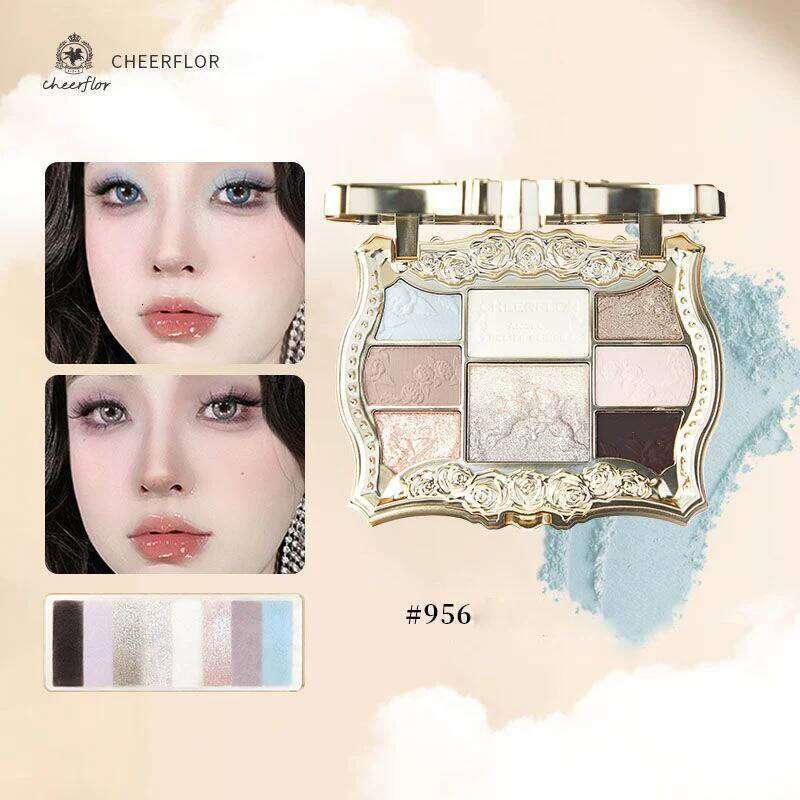 Cheerflor 8 Color Eyeshadow Palette Matte Shimmer Long Lasting Waterproof Vegan Eye Makeup for Daily Party Travel Y2K Look X250723 X2