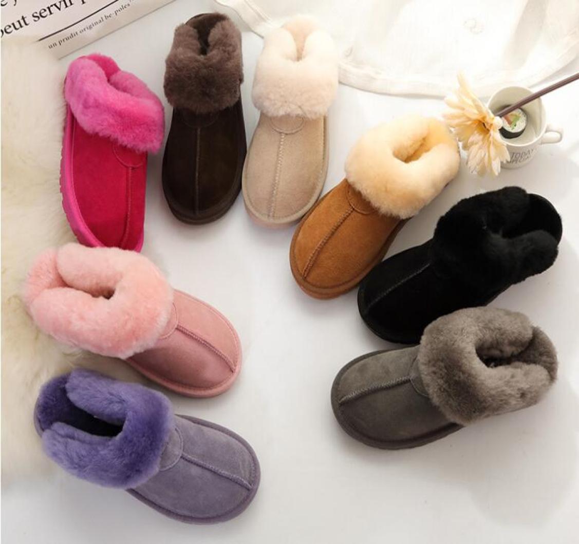 2020 Women Men Classic Warm Cotton Slippers Fashion Men039s And Women039s slippers Short Boots Women Snow Boots Cotton Slipp7196160