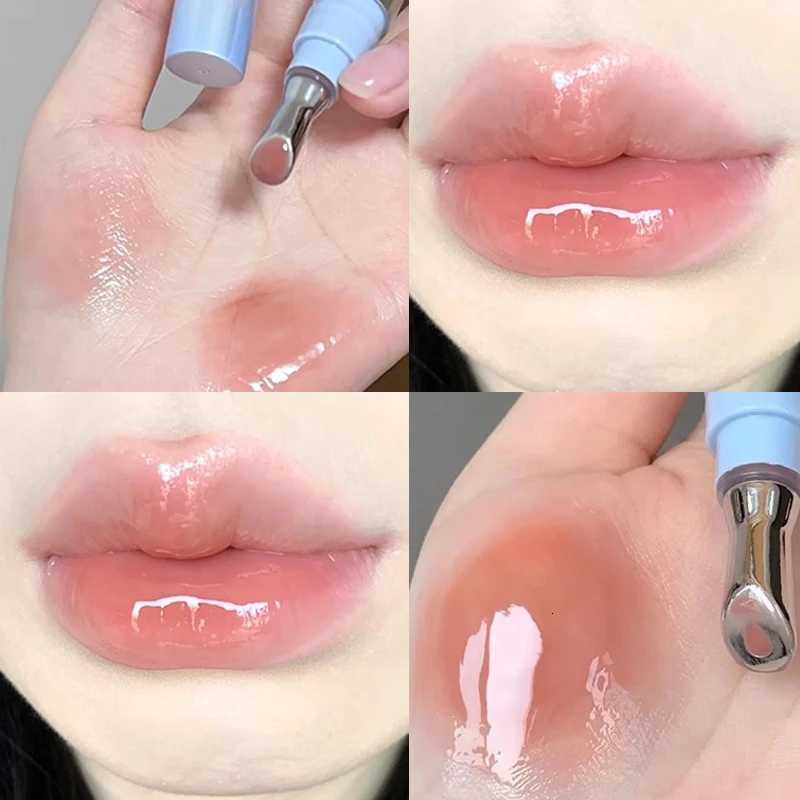 Cappuvini Mirror Water Gloss Jelly Lip Gloss Lasting Non Greasy Metal Ice Clear Glass Lip Tint Moisturize Lip Essence Oil MakeupXJ250724