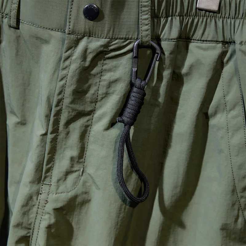 Outdoor camping| High end quick drying thin workwear shorts for mens summer loose casual versatile five quarter pants W250724
