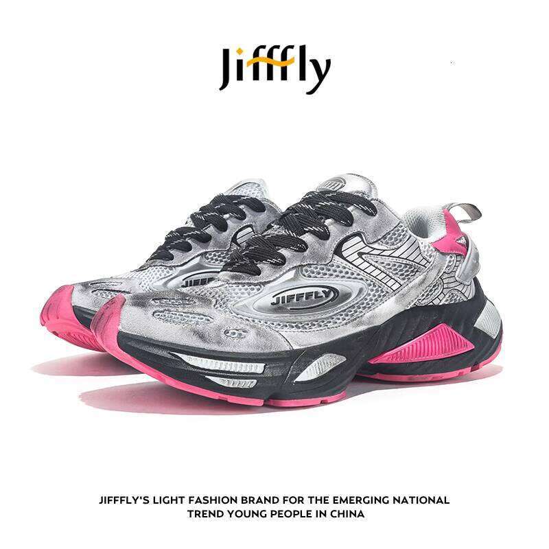 Jifffly Dad Men 2025 Summer New Versatile Thick Sole Height Increasing Couple Casual Sports Shoes