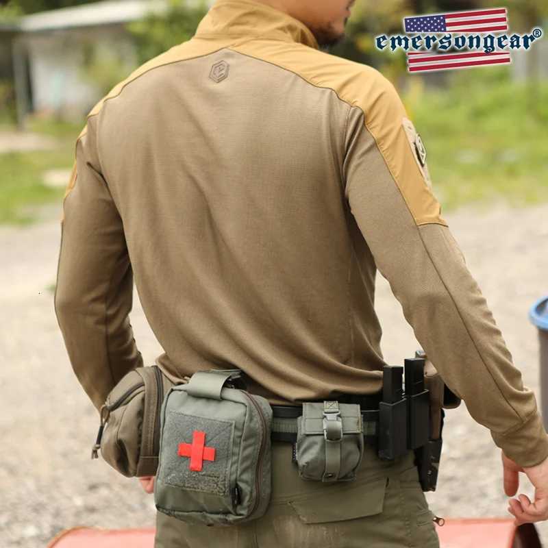 Emersongear Mens Training Shirt Quick Dry Stretched Long Sleeves Outdoor Adventure Tshirt Hunting Cycling Hiking Tops Y250724