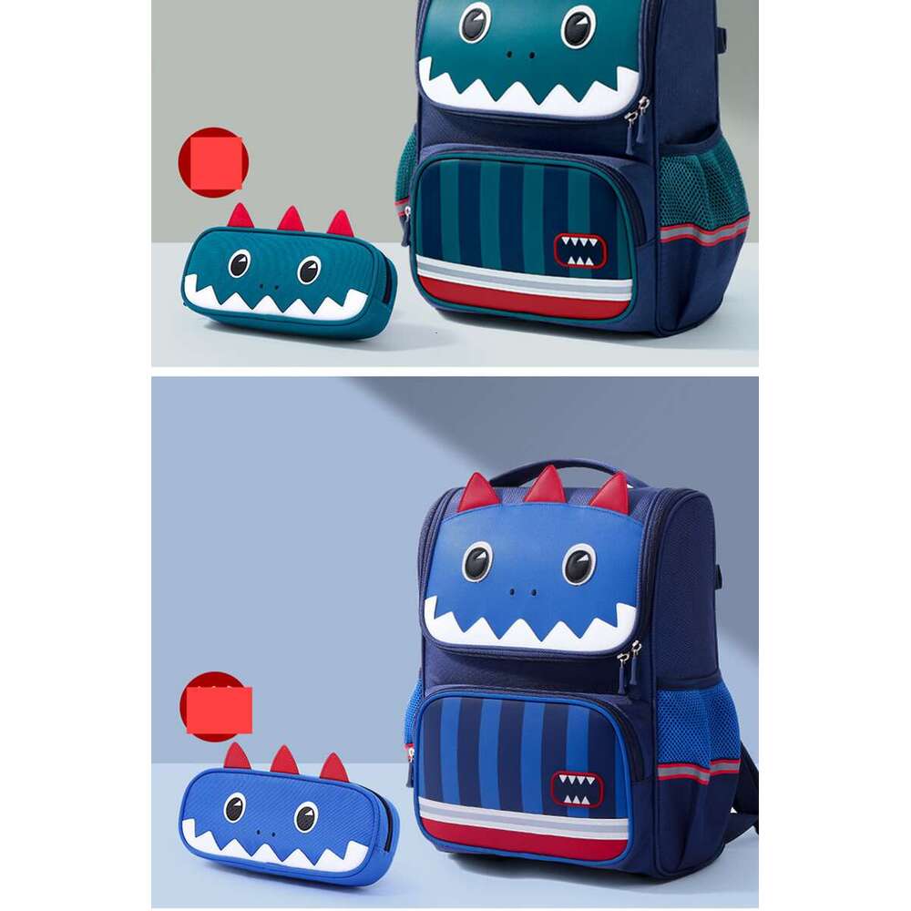 Cartoon Schoolbag For Elementary Students Boys Grades Children's School Enrollment Backpack