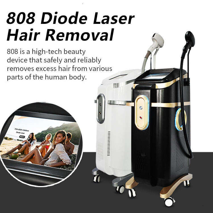 New Model 3 Wavelength Diode Laser Hair Removal 755Nm 808Nm 1064Nm Fast Ice Pain-Free Depilation Machine Hair Root Damage For Permanent Hair Remova