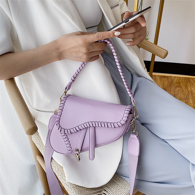 Luxury Brand Designer Bag Niche Design High-End 2025 New Underarm Woven Saddle Bag Handheld Shoulder Bag Versatile Crossbody Women's Bag
