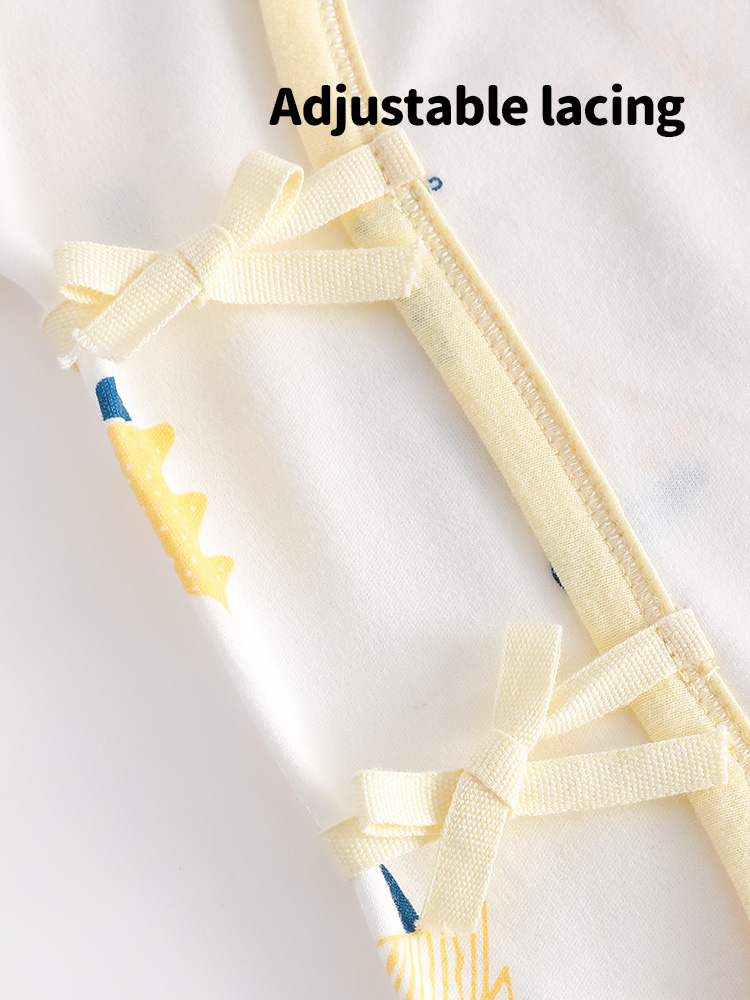 newborn baby longsleeved fart clothes round neck cartoon crawling clothes spring and summer windproof infant triangle romper