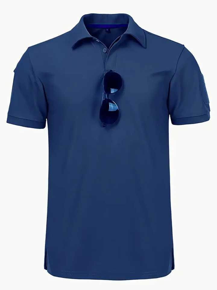 Tactical Military T-shirt Outdoor Breathable Army Combat T Shirt Quick Dry Hunting Camping Hiking Fishing Lapel Polos Tee Tops Y250724