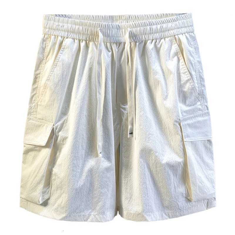 Work shorts for men in summer thin cool breathable outdoor loose elastic versatile beach pants W250724